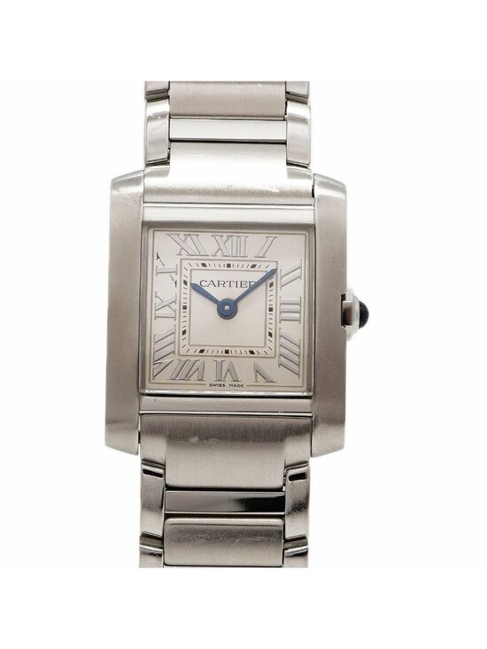Cartier Tank Francaise SM Silver Dial Watch main image 8